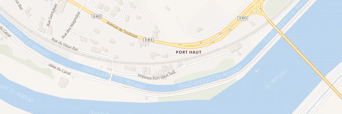 Plan du 5154 Imp Port Haut Sud à Malause