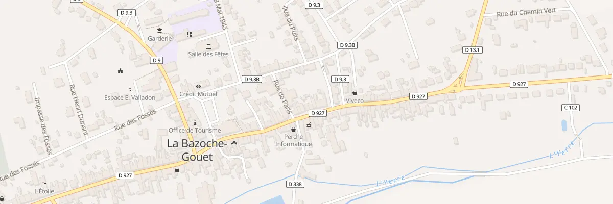 Plan du 27 Rue du Général Leclerc à La Bazoche-Gouet