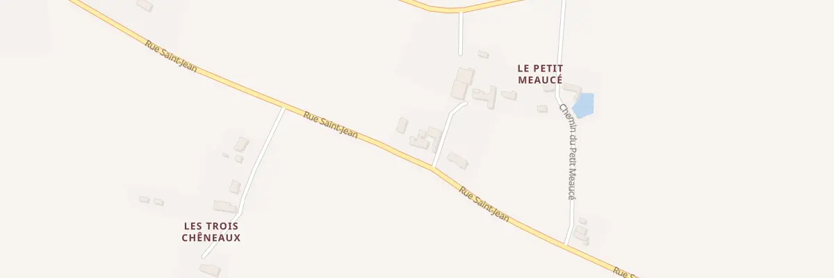 Plan du 11 Rue Saint Jean à Meaucé