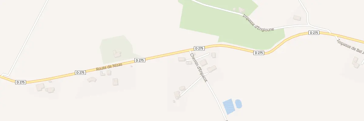 Plan du 26 Chem d’En Pacot à Nizas