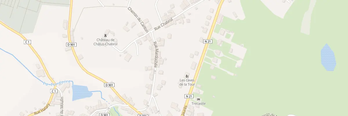 Plan du 18 Rue Mardochée à Châlus