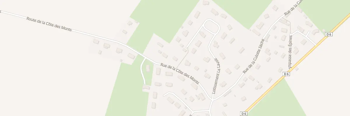 Plan du 238 Rue de la Cote des Monts à Goupillières