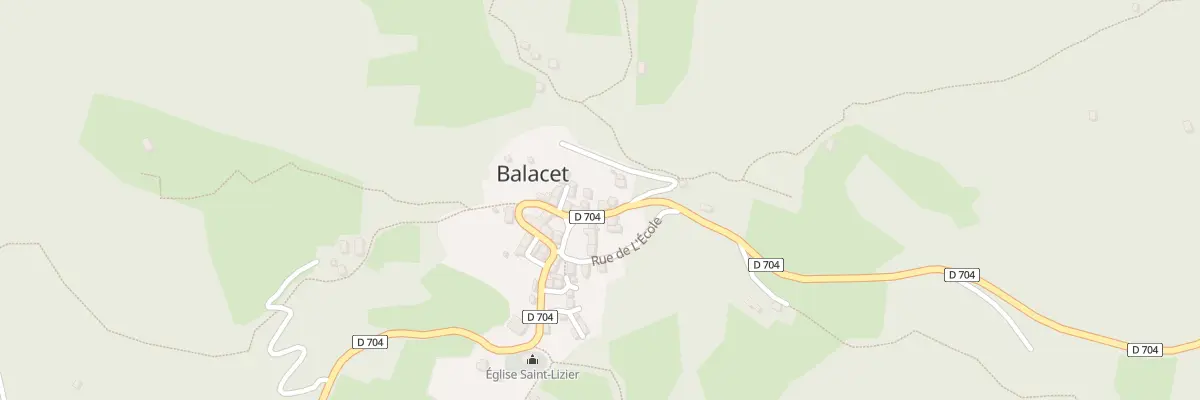 Plan du 21 Le Village à Balacet