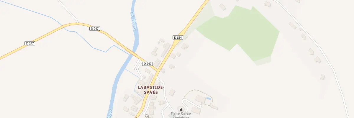 Plan du 5419 Au Village à Labastide-Savès