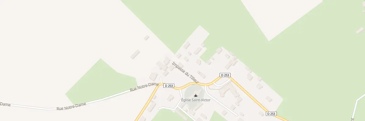 Plan du 66 Imp du Tilleul à Ancretiéville-Saint-Victor