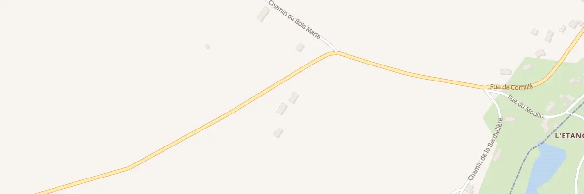 Plan du 13 Rue du Moulin à Chanceaux-près-Loches