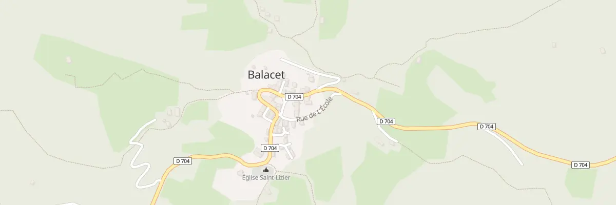 Plan du 22A Le Village à Balacet