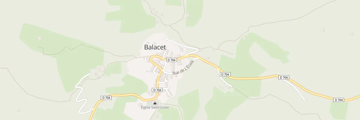 Plan du 22 Le Village à Balacet