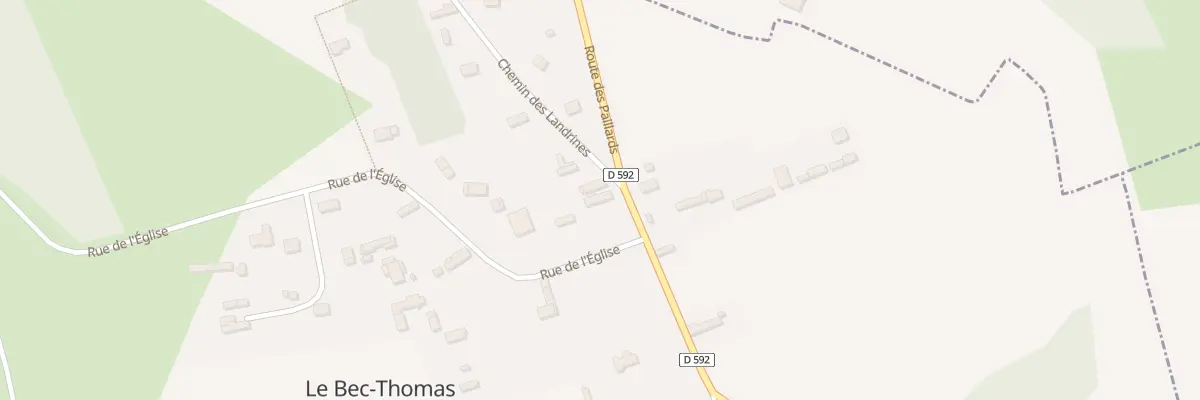 Plan du 26 Le Village au Bec-Thomas