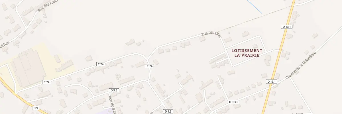 Plan du 3 Rue des Lilas à La Bazoche-Gouet