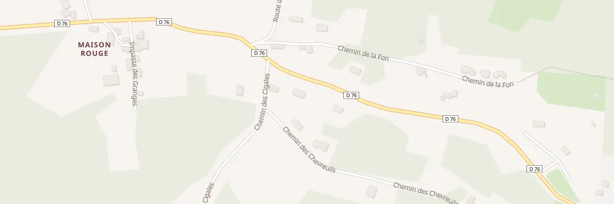Plan du 489 Rte des Carrières à Saint-Germain-des-Prés