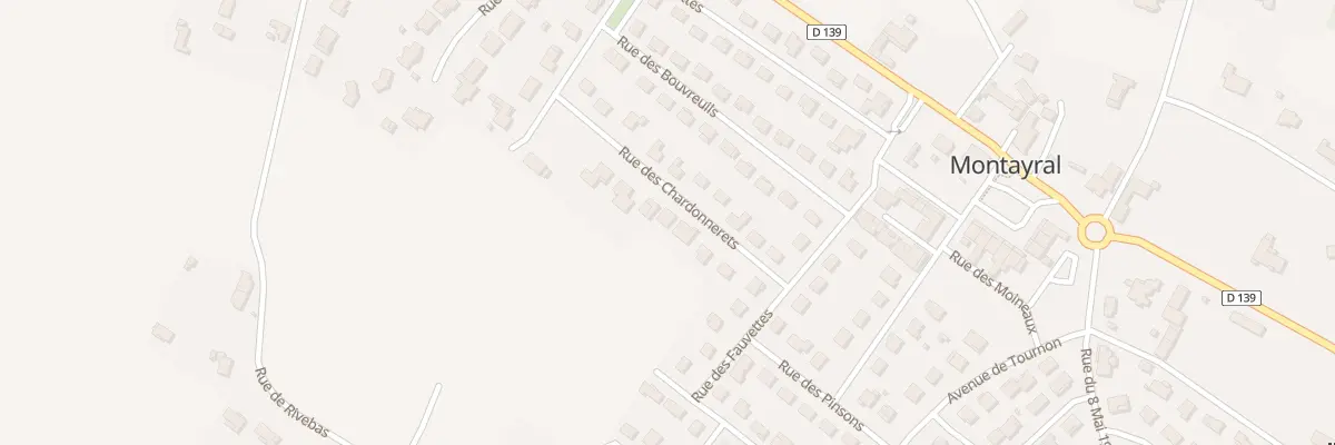 Plan du 8 Rue des Chardonnerets à Montayral