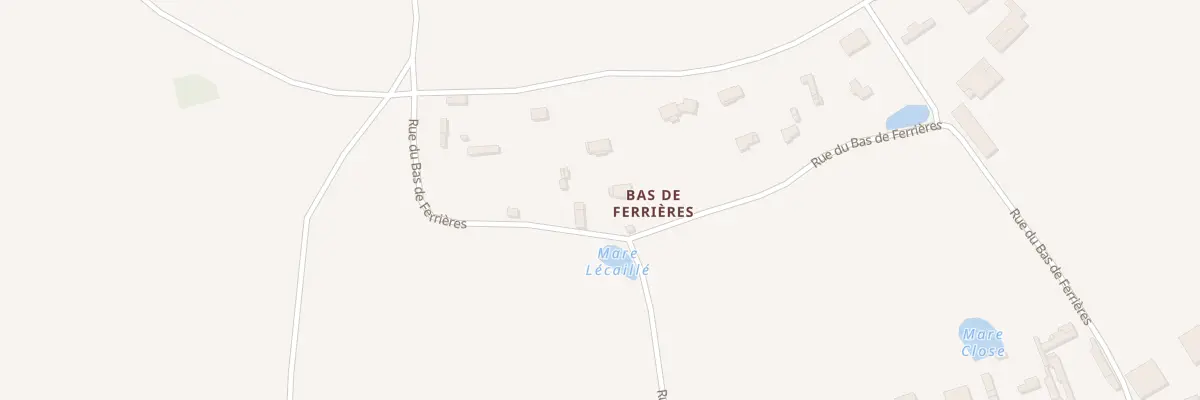 Plan du 12B Rue du Bas de Ferrières à Ferrières-Haut-Clocher