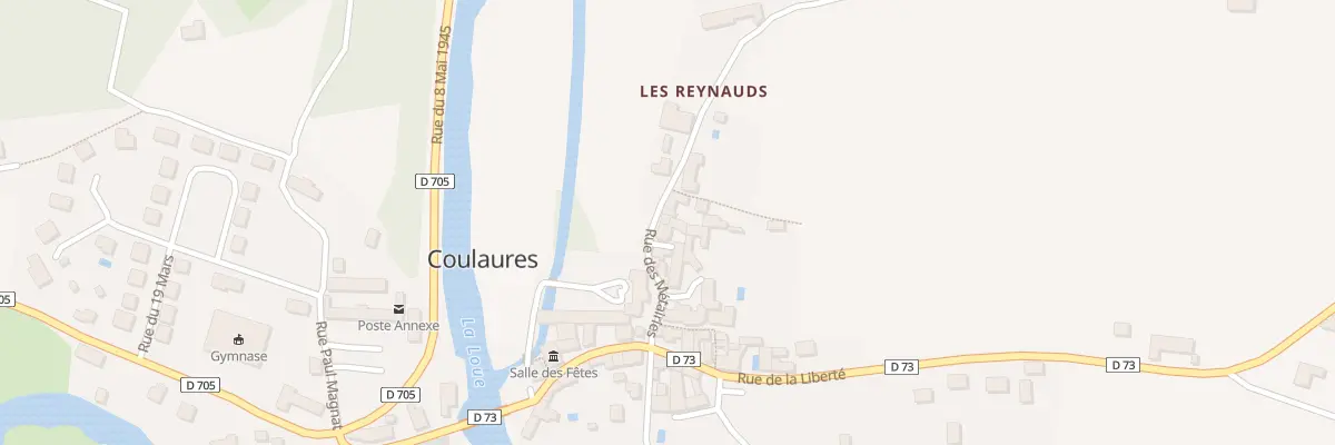 Plan du 18 Rue des Métairies à Coulaures