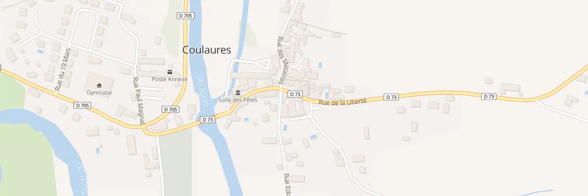 Plan du 51 Le Bourg à Coulaures