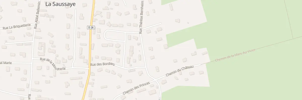 Plan du 29 Rue Thérèse Bernheim à La Saussaye