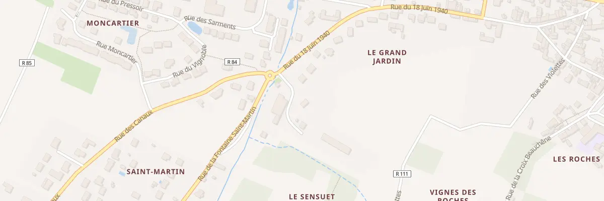Plan du 40 Rue du 18 Juin à Bléré