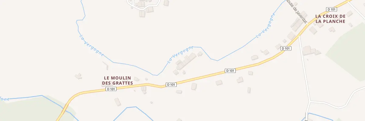 Plan du 5508 Le Moulin des Grattes à Oradour-sur-Glane