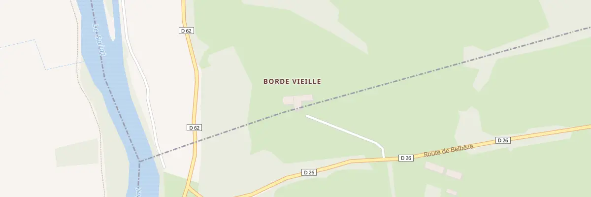 Plan du 312 Borde Vieille à Roquefort-sur-Garonne