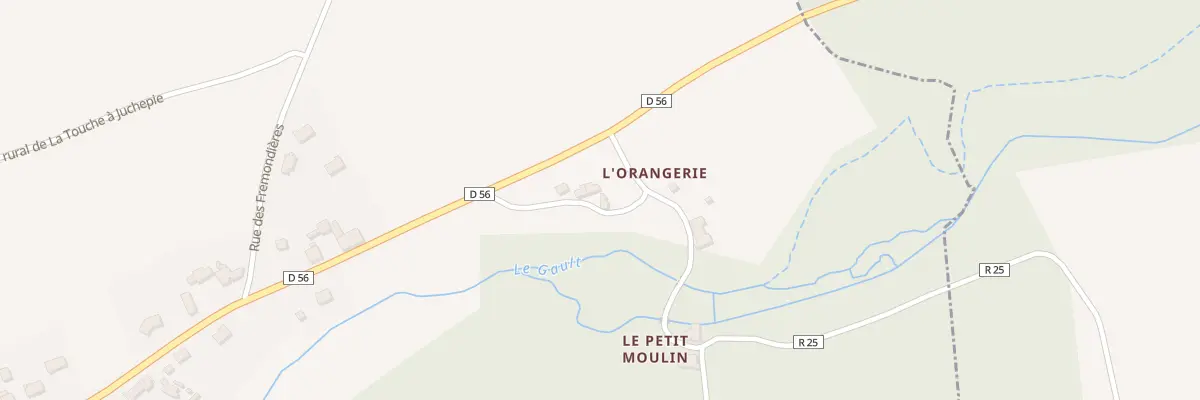Plan du 4 Rue de l’Orangerie à Saunay