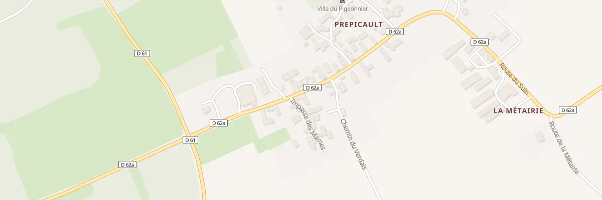 Plan du 1 Imp des Marnes à Preuilly-la-Ville