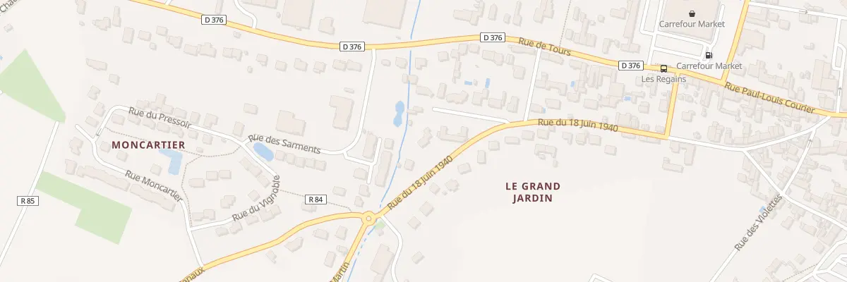 Plan du 53 Rue du 18 Juin à Bléré