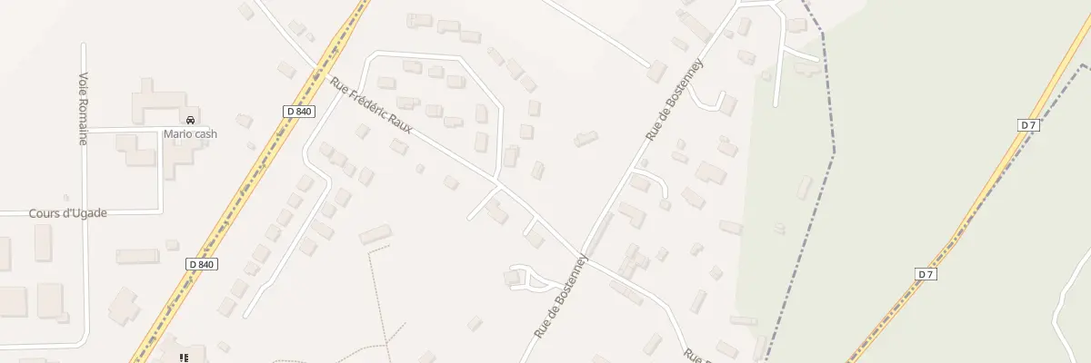 Plan du 17 Rue Fréderic Raux à La Saussaye