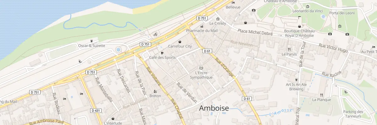 Plan du 36 Rue Nationale à Amboise