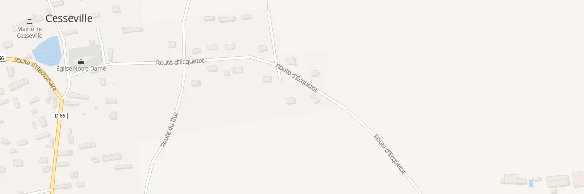 Plan du 19 Rte d’Ecquetot à Cesseville