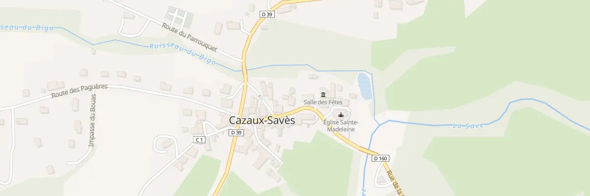 Plan du 5031 Le Village à Cazaux-Savès