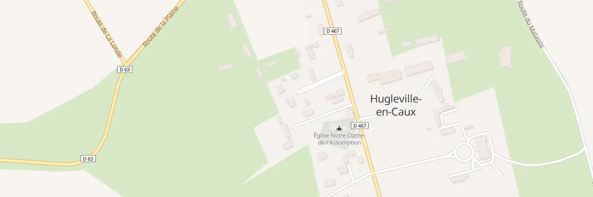 Plan du 711 Rte du Bourg à Hugleville-en-Caux
