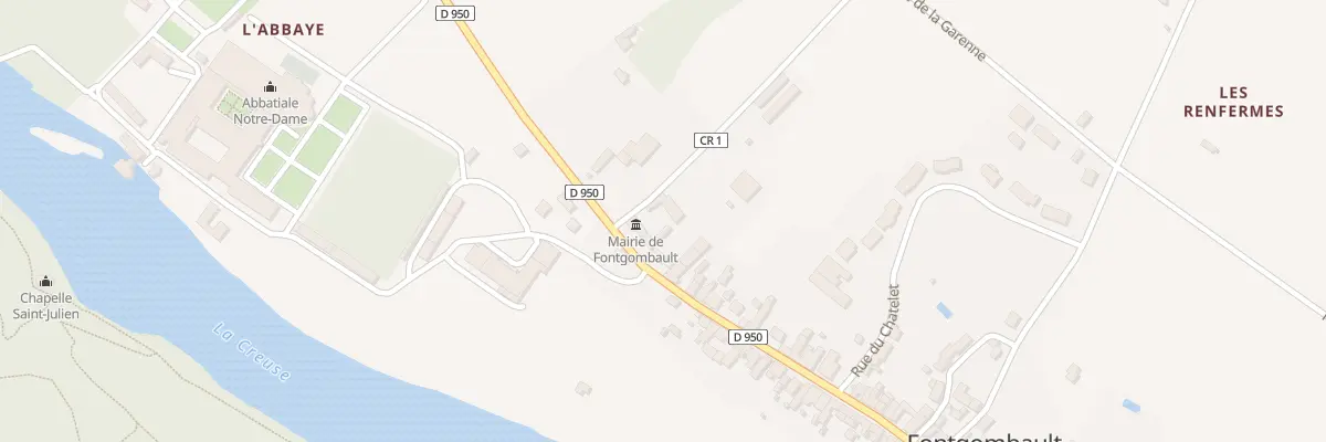 Plan du 4 Rue des Falaisieres à Fontgombault
