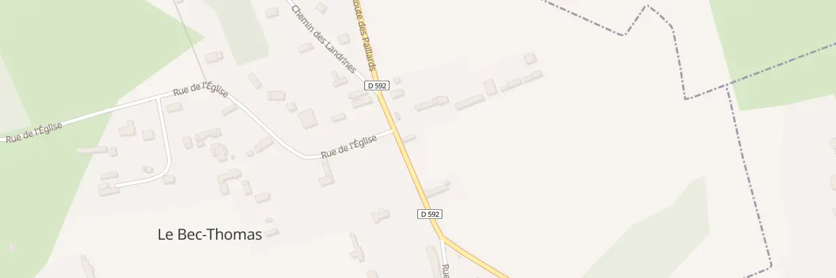 Plan du 17 Rte des Paillards au Bec-Thomas