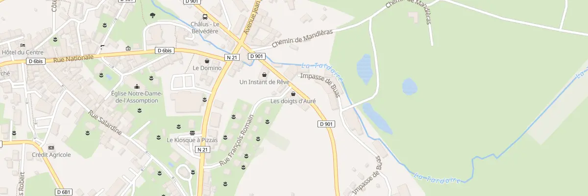 Plan du 10 Av de la Tardoire à Châlus
