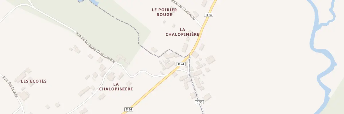 Plan du 269 La Chalopiniere à Azé