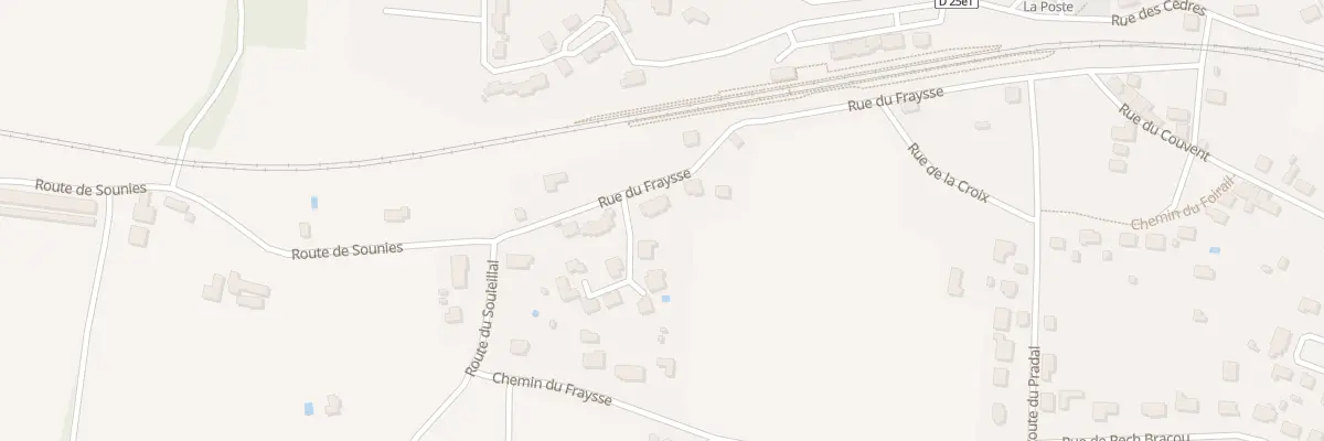 Plan du 447 Rue du Fraysse à Siorac-en-Périgord