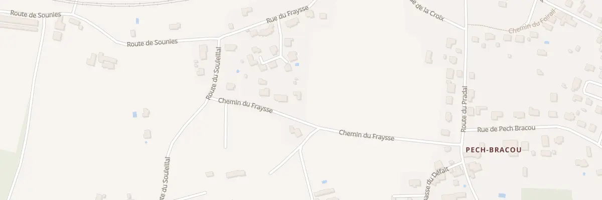 Plan du 145 Che du Fraysse à Siorac-en-Périgord