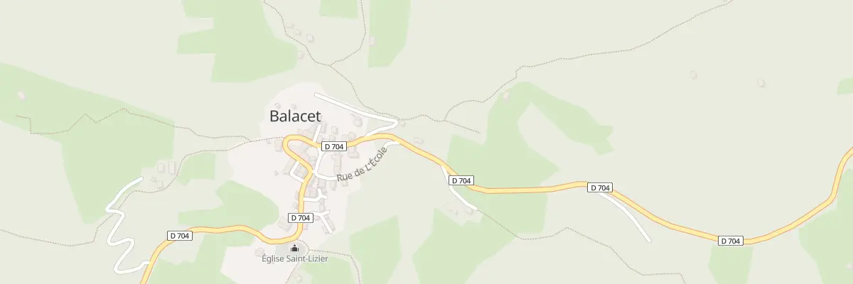 Plan du 2 Las Costes à Balacet