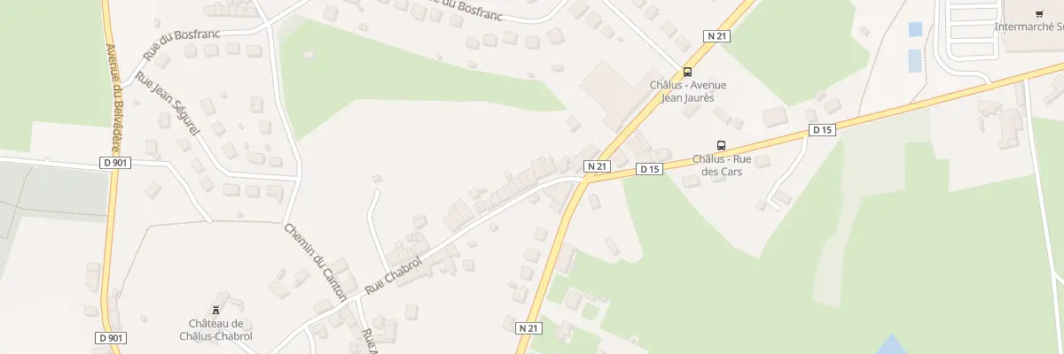Plan du 47 Rue Chabrol à Châlus