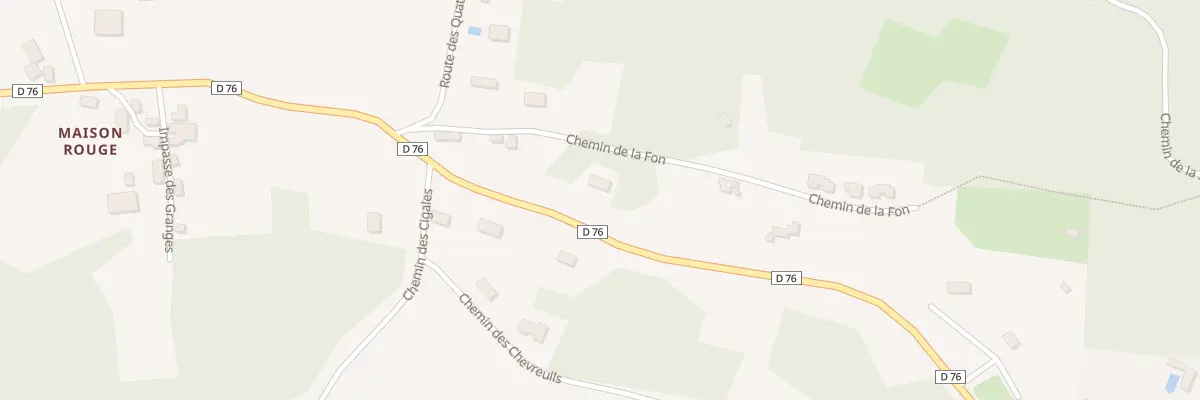 Plan du 142 Che de la Fon à Saint-Germain-des-Prés