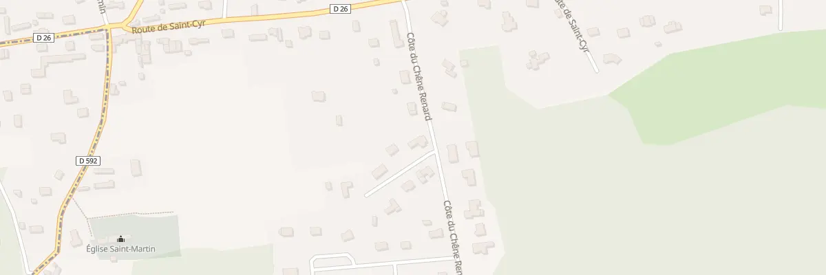 Plan du 2 Rue du Clos Saint Martin à La Saussaye