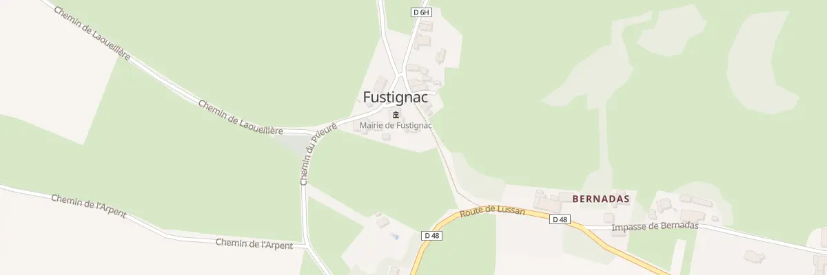 Plan du 7 Le Village à Fustignac