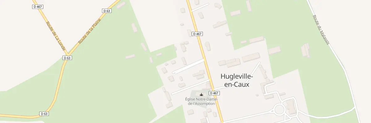 Plan du 729 Rte du Bourg à Hugleville-en-Caux