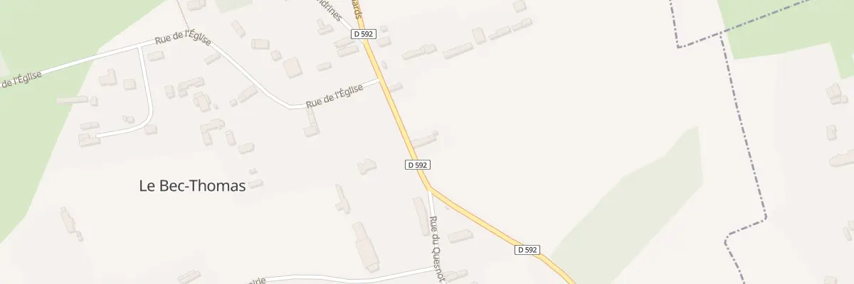 Plan du 21 Rte des Paillards au Bec-Thomas