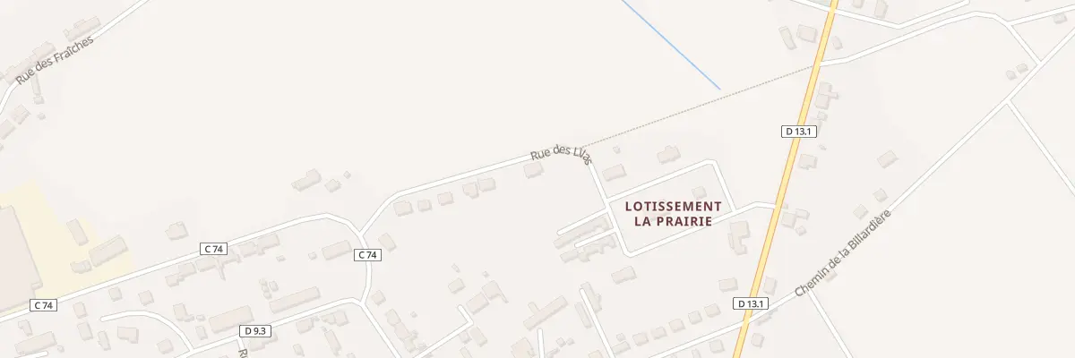 Plan du 11 Rue des Lilas à La Bazoche-Gouet