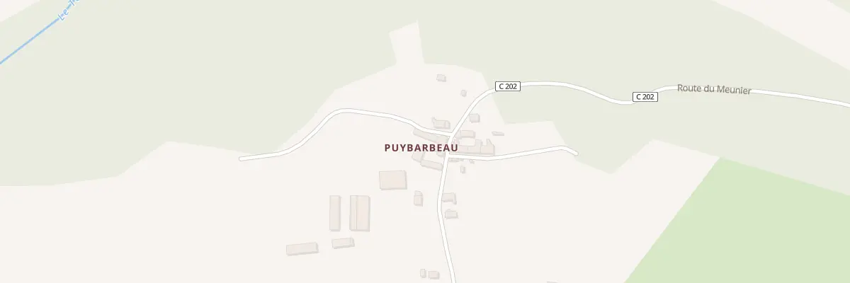 Plan du 27 Puybarbeau à Nanthiat