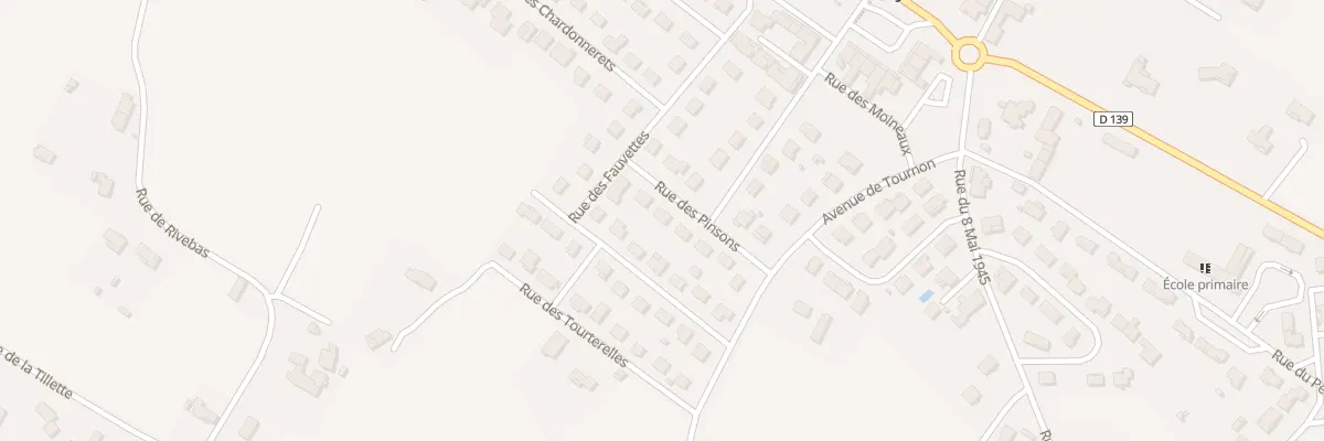 Plan du 8 Rue des Pinsons à Montayral