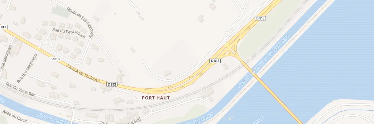 Plan du 165 Goulat-nord à Malause
