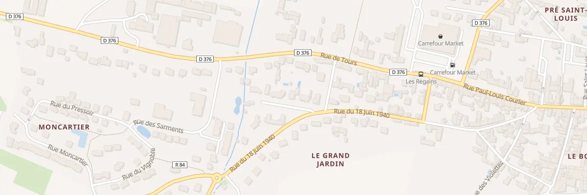 Plan du 43 Rue du 18 Juin à Bléré