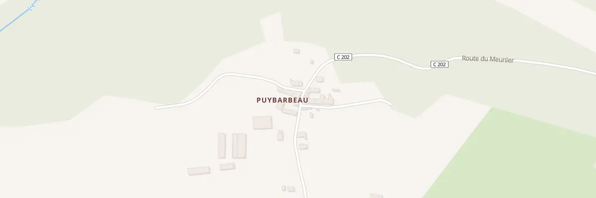 Plan du 2093 Rte du Meunier à Nanthiat